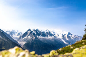 photo du mont blanc paysage