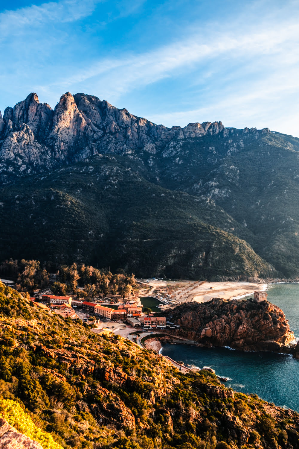 ville de porto en corse