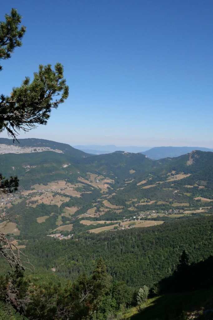 paysage de randonnée sur la montagne