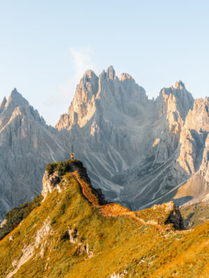 tirage photo des montagnes cadini di misurina au lever du soleil