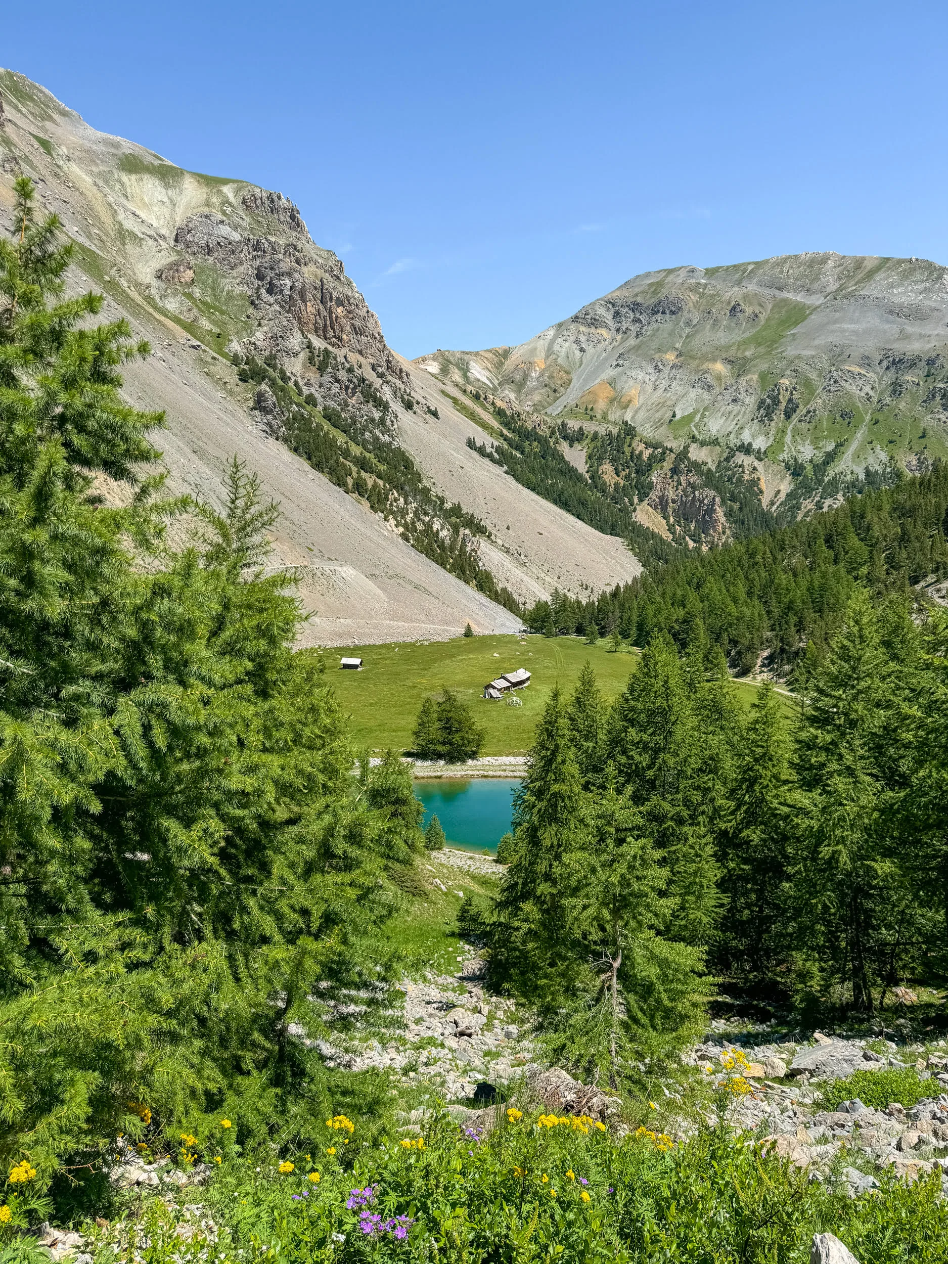 paysage de montagne avec lac