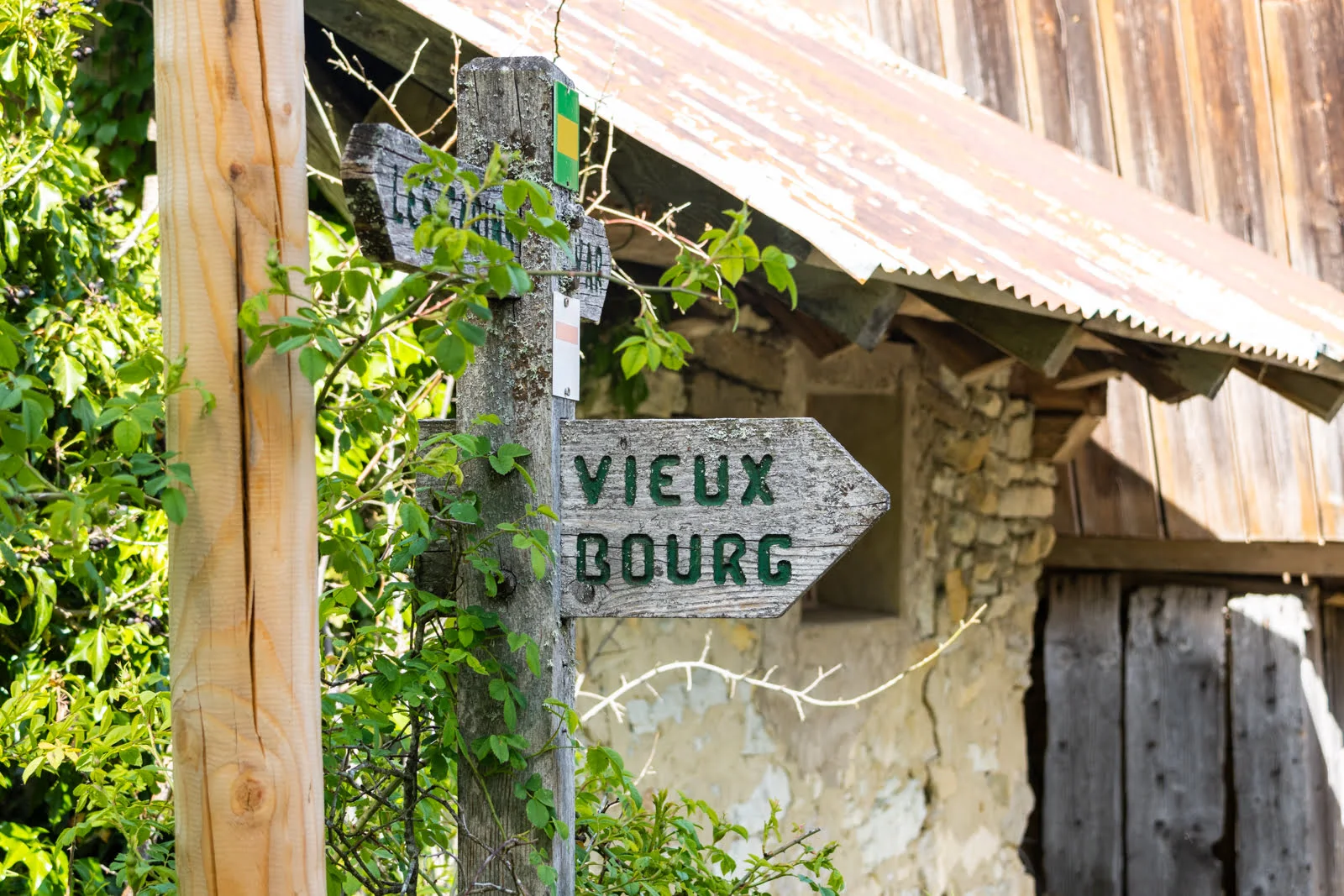 panneau de randonnée