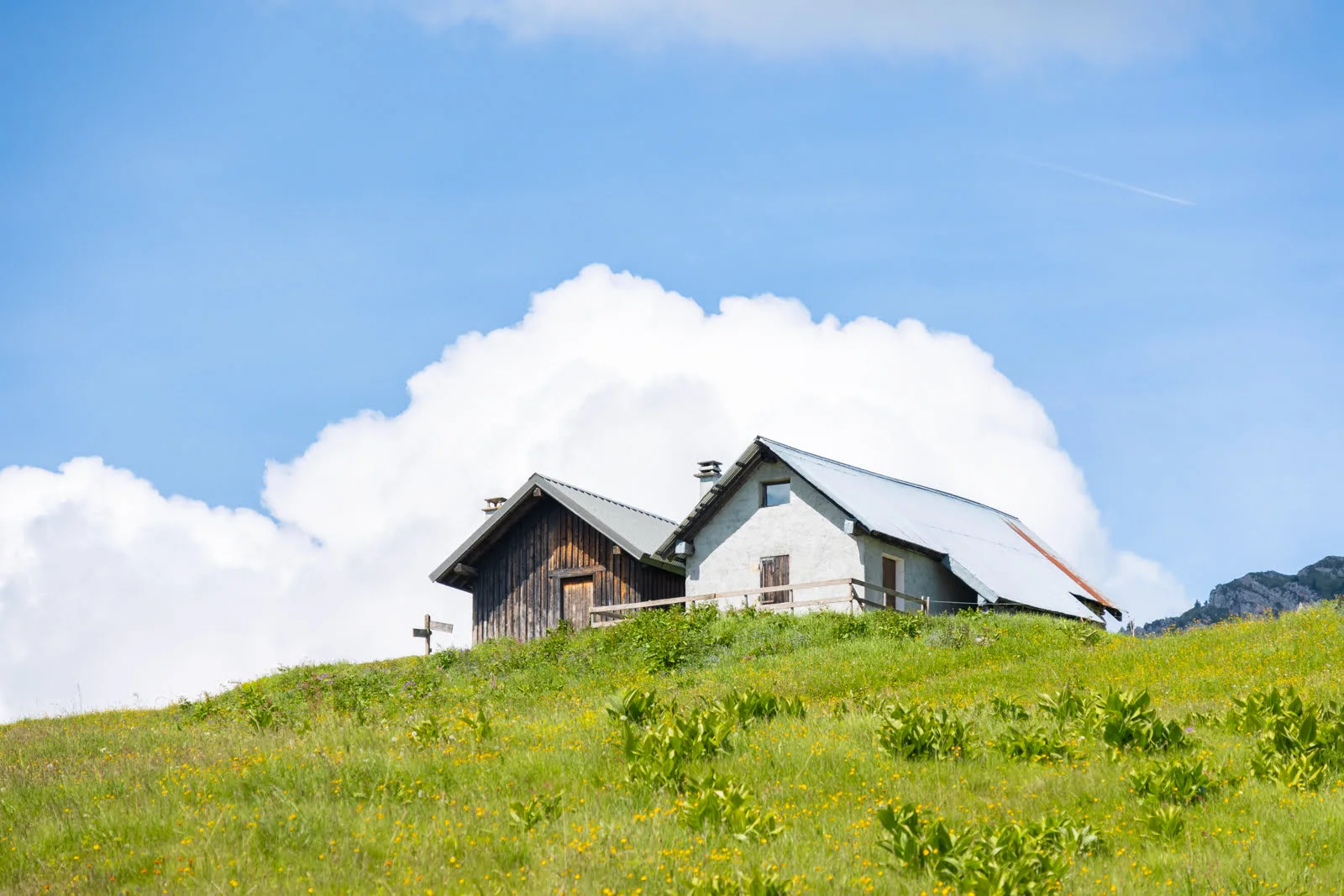 chalets dans alpages