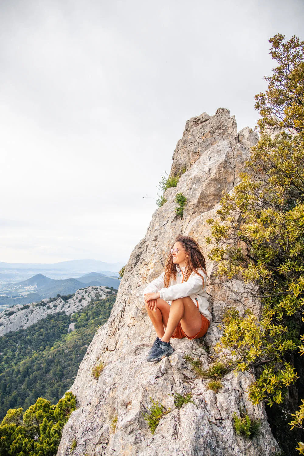 Shooting photo de la fille des alpes pour passenger clothing