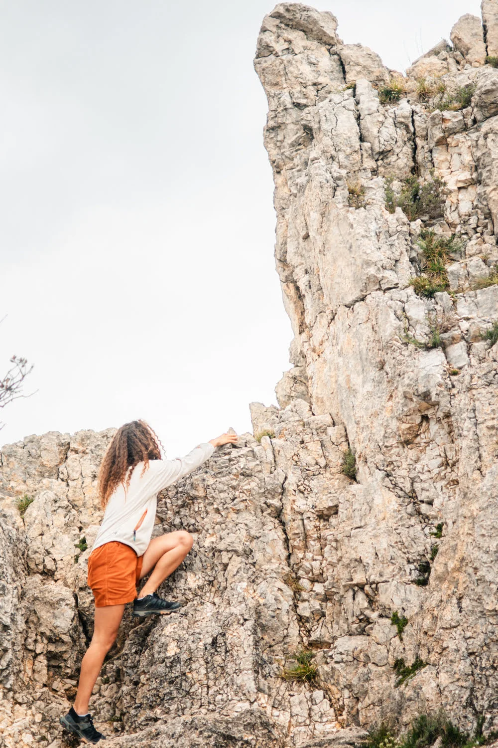 Shooting photo de la fille des alpes pour passenger clothing