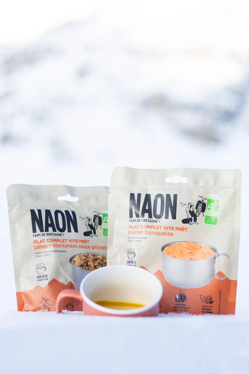Shooting photo de la fille des alpes pour naon