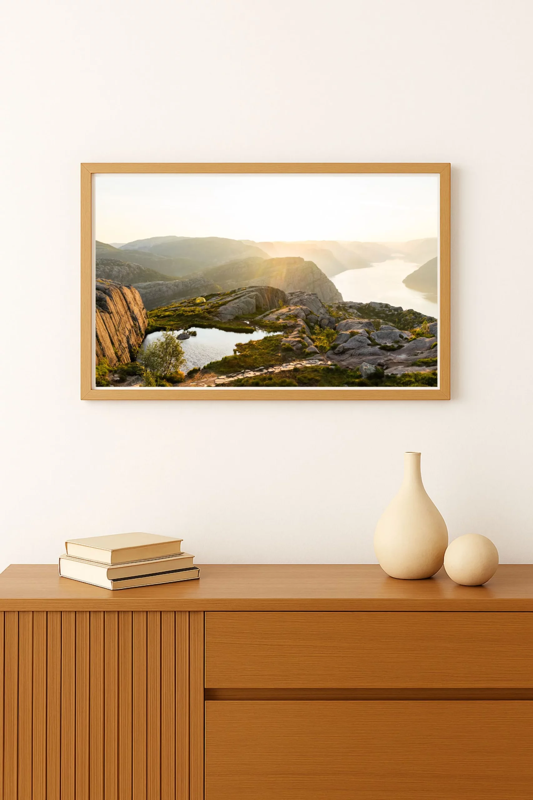 tirage photo d'un Lever de soleil en Norvège