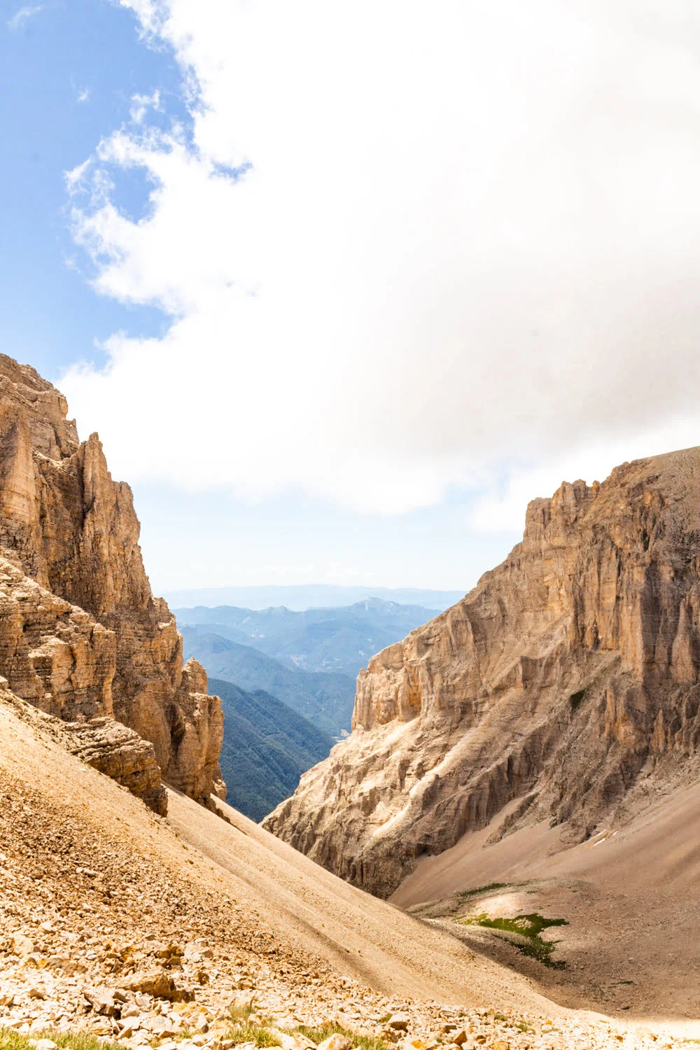pierrier en montagne